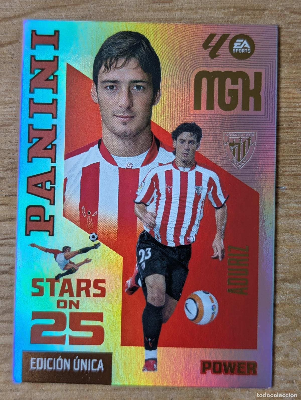 Cromos de f&uacute;tbol: PANINI MEGACRACKS 26/27 2026/2027 #433P ADURIZ (ATHLETIC CLUB) STARS ON 25 POWER EDICION UNICA