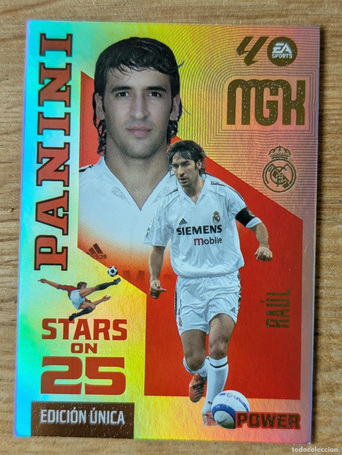 Cromos de f&uacute;tbol: PANINI MEGACRACKS 26/27 2026/2027 #426P RAUL (REAL MADRID) STARS ON 25 POWER EDICION UNICA