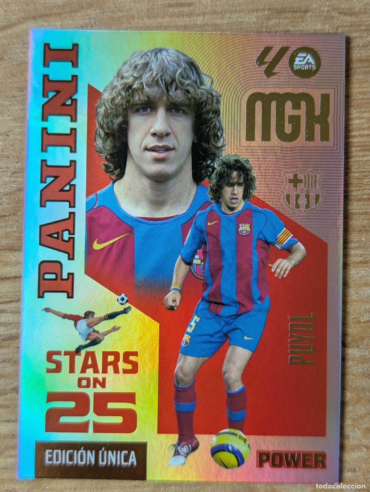 Cromos de f&uacute;tbol: PANINI MEGACRACKS 26/27 2026/2027 #429P PUYOL (F.C. BARCELONA) STARS ON 25 POWER EDICION UNICA
