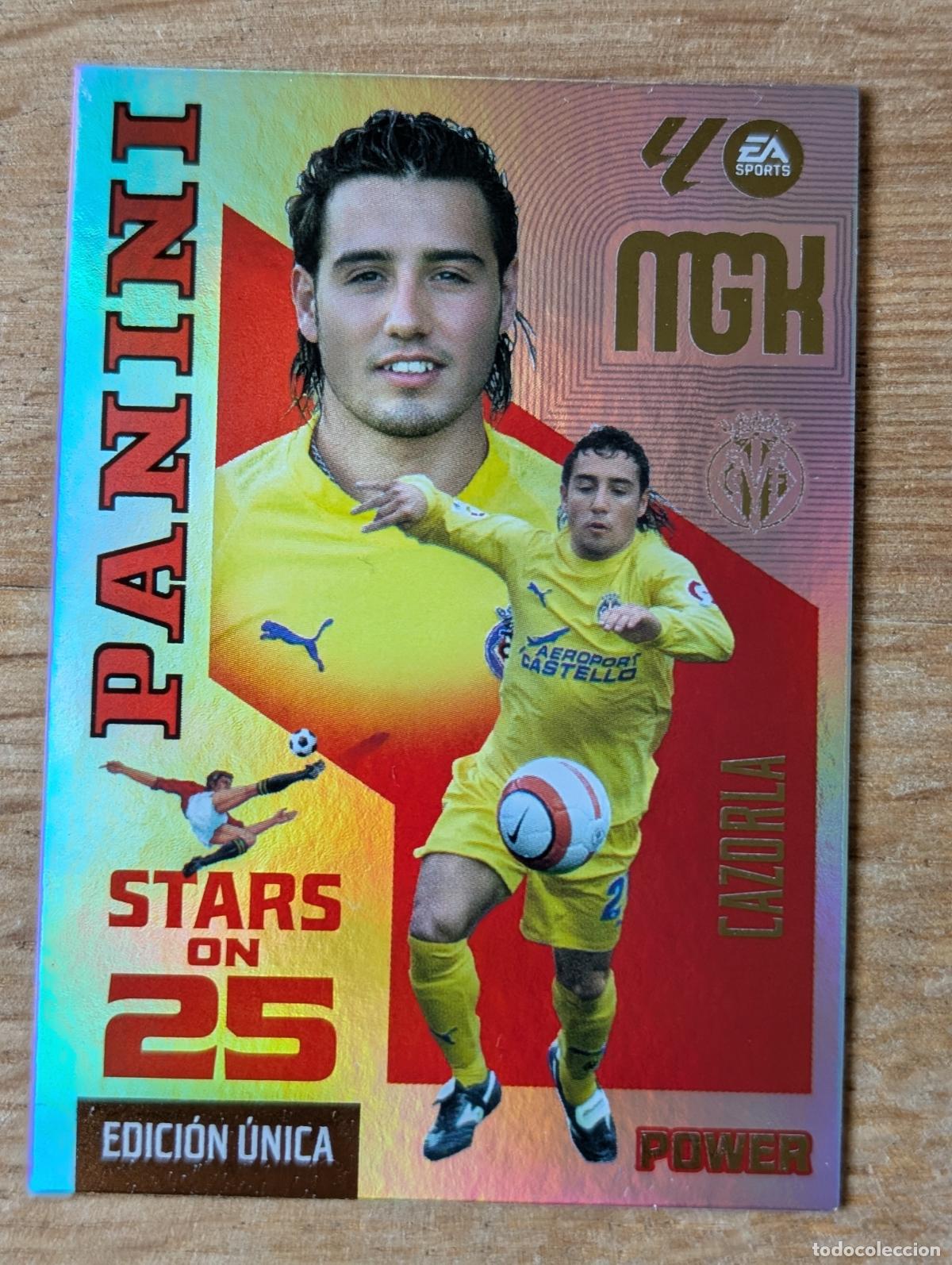Cromos de f&uacute;tbol: PANINI MEGACRACKS 26/27 2026/2027 #438P CAZORLA (VILLARREAL C.F.) STARS ON 25 POWER EDICION UNICA