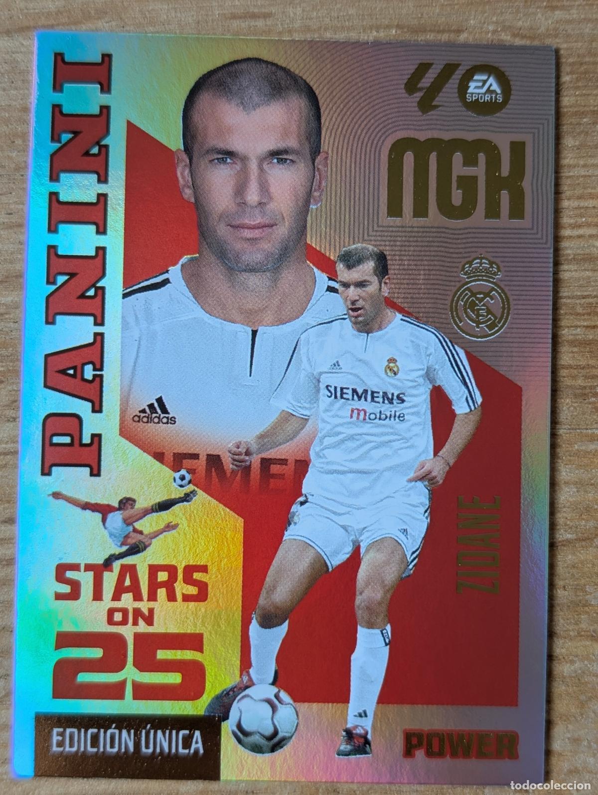 Cromos de f&uacute;tbol: PANINI MEGACRACKS 26/27 2026/2027 #430P ZIDANE (REAL MADRID) STARS ON 25 POWER EDICION UNICA