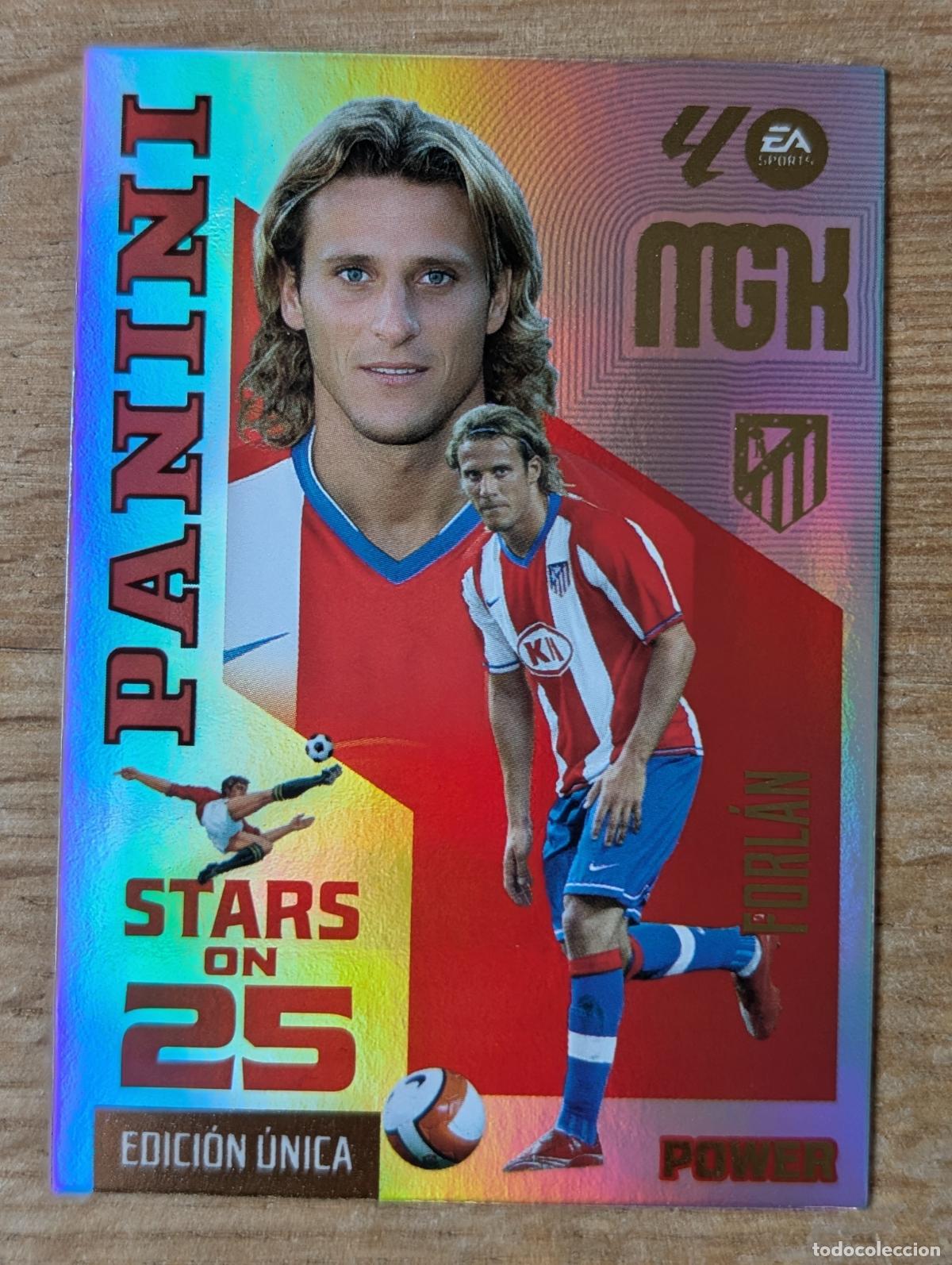 Cromos de f&uacute;tbol: PANINI MEGACRACKS 26/27 2026/2027 #439P FORLAN (ATLETICO MADRID) STARS ON 25 POWER EDICION UNICA