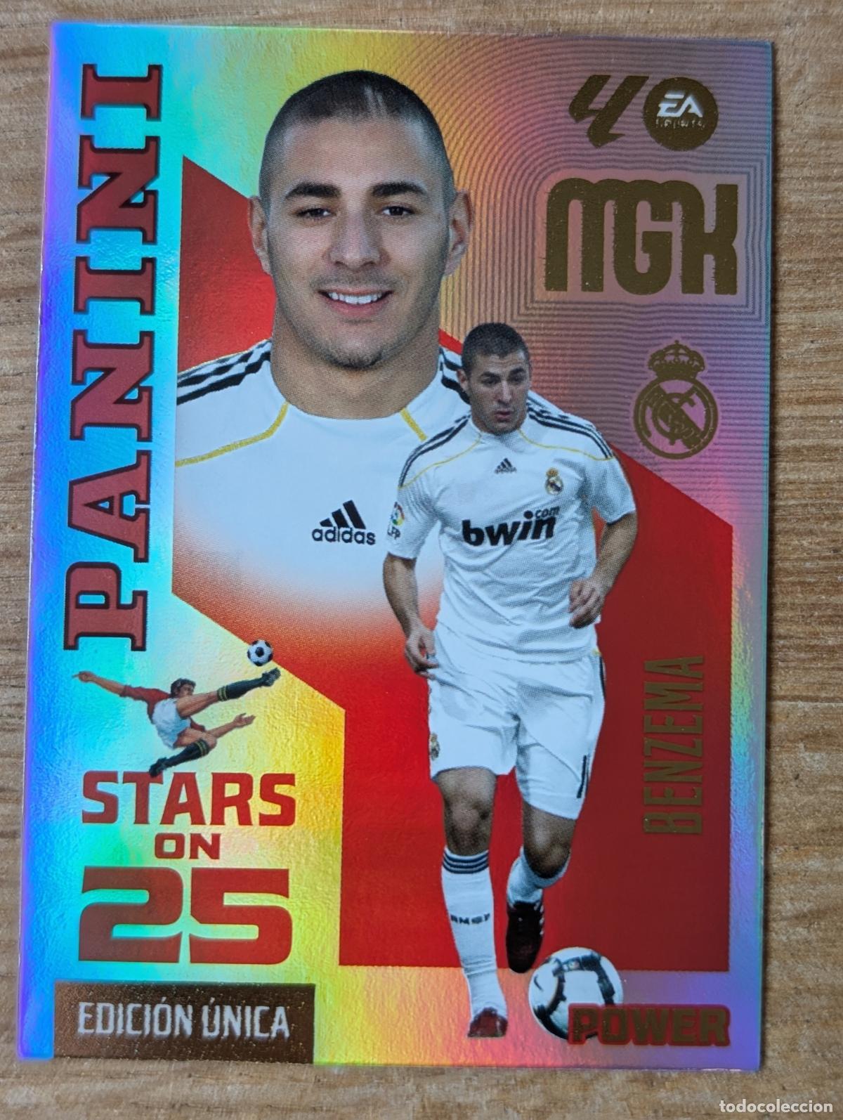 Cromos de f&uacute;tbol: PANINI MEGACRACKS 26/27 2026/2027 #441P BENZEMA (REAL MADRID) STARS ON 25 POWER EDICION UNICA