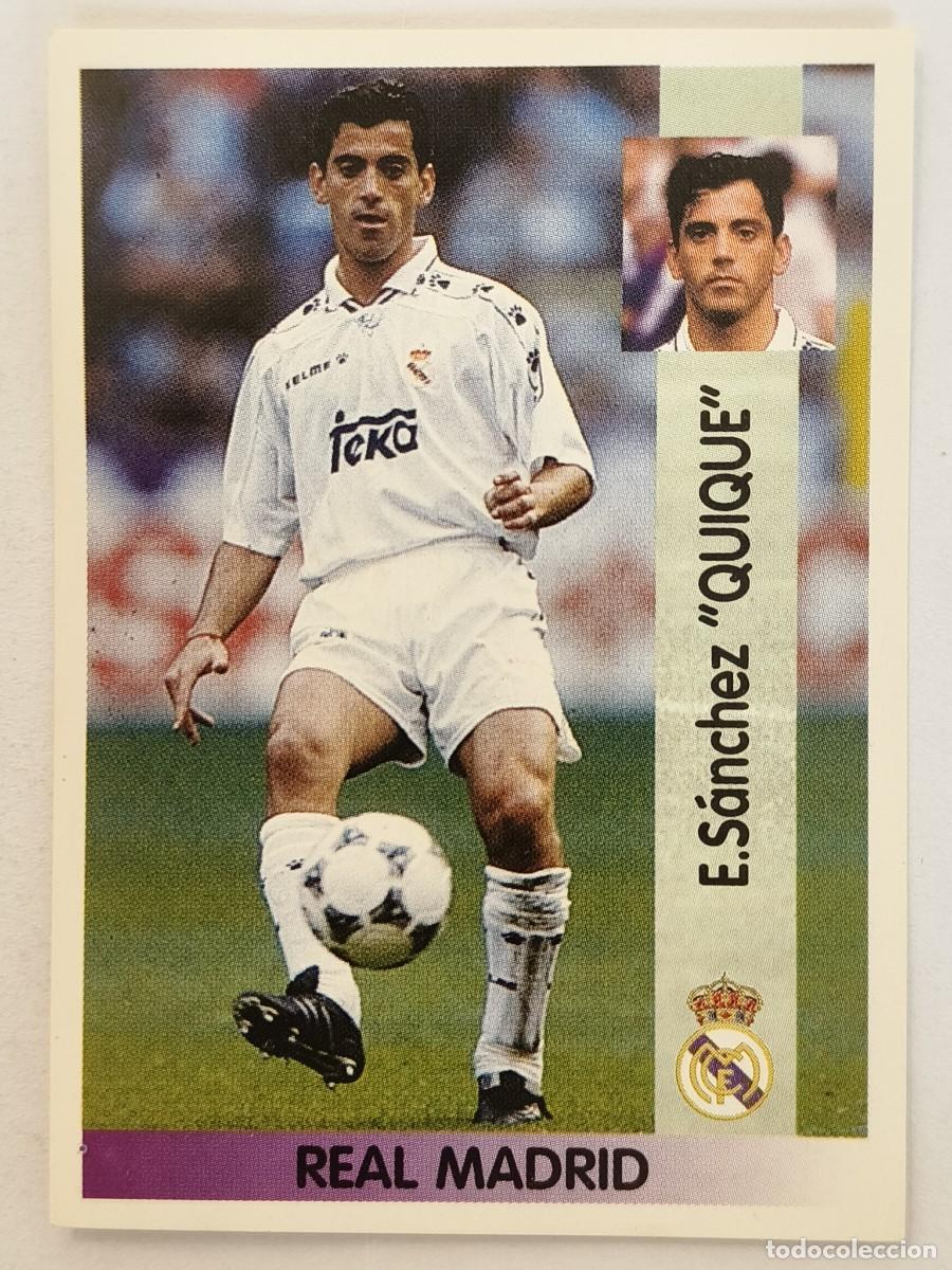 Cromos de f&uacute;tbol: #82 QUIQUE (REAL MADRID) LIGA 96/97 PANINI