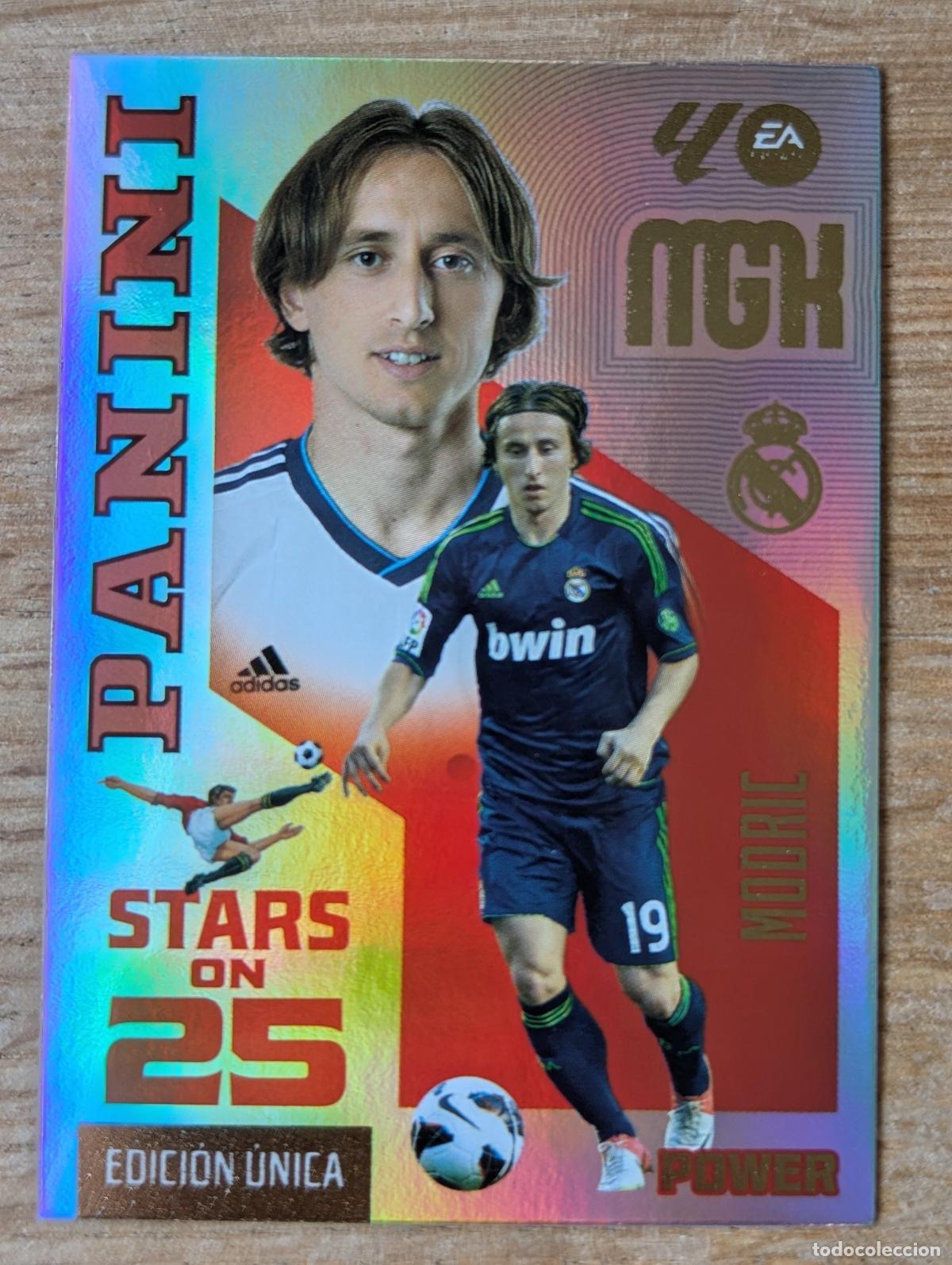 Cromos de f&uacute;tbol: PANINI MEGACRACKS 26/27 2026/2027 #445P MODRIC (REAL MADRID) STARS ON 25 POWER EDICION UNICA