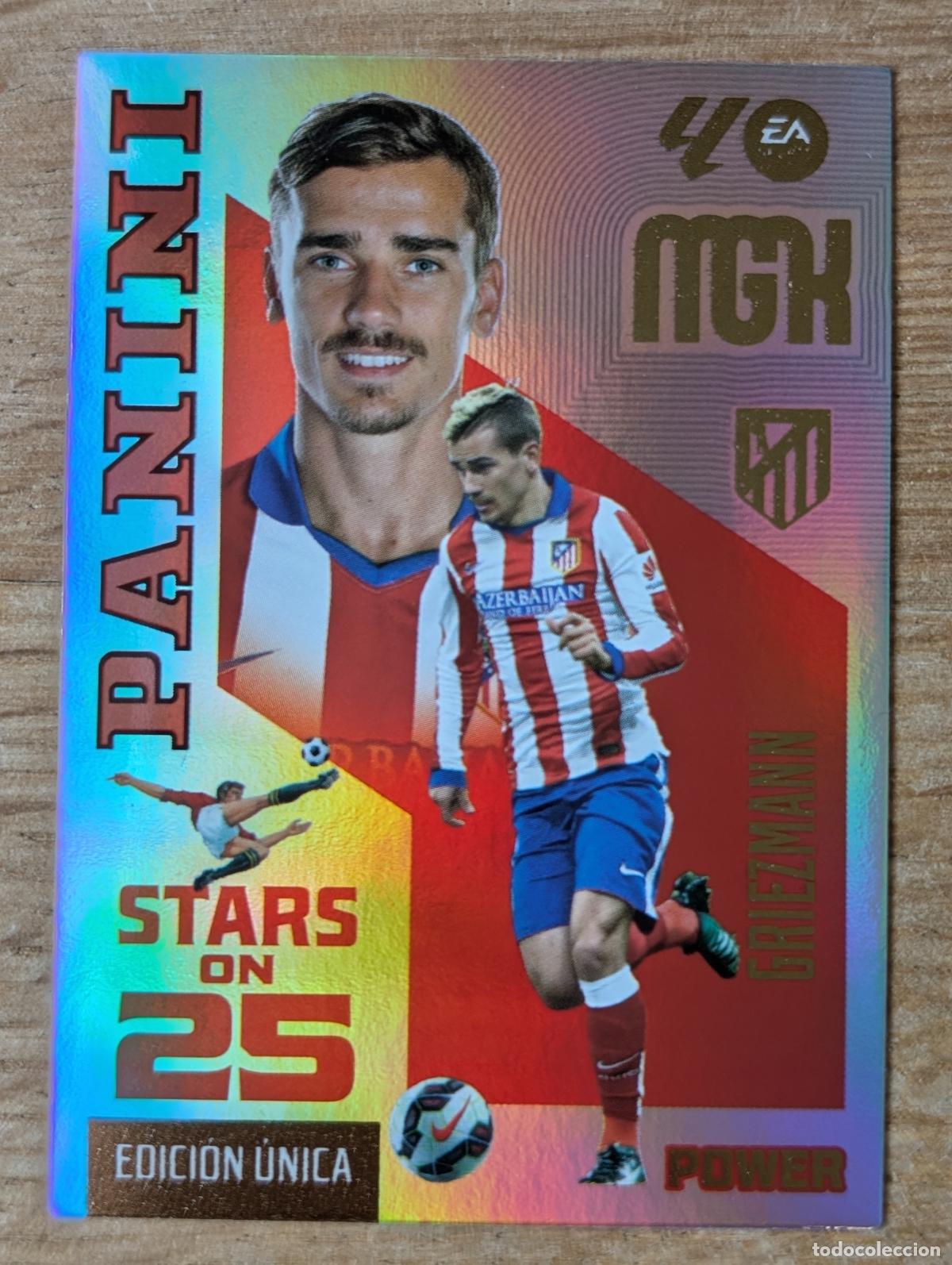 Cromos de f&uacute;tbol: PANINI MEGACRACKS 26/27 2026/2027 #443P GRIEZMANN (ATLETICO MADRID) STARS ON 25 POWER EDICION UNICA