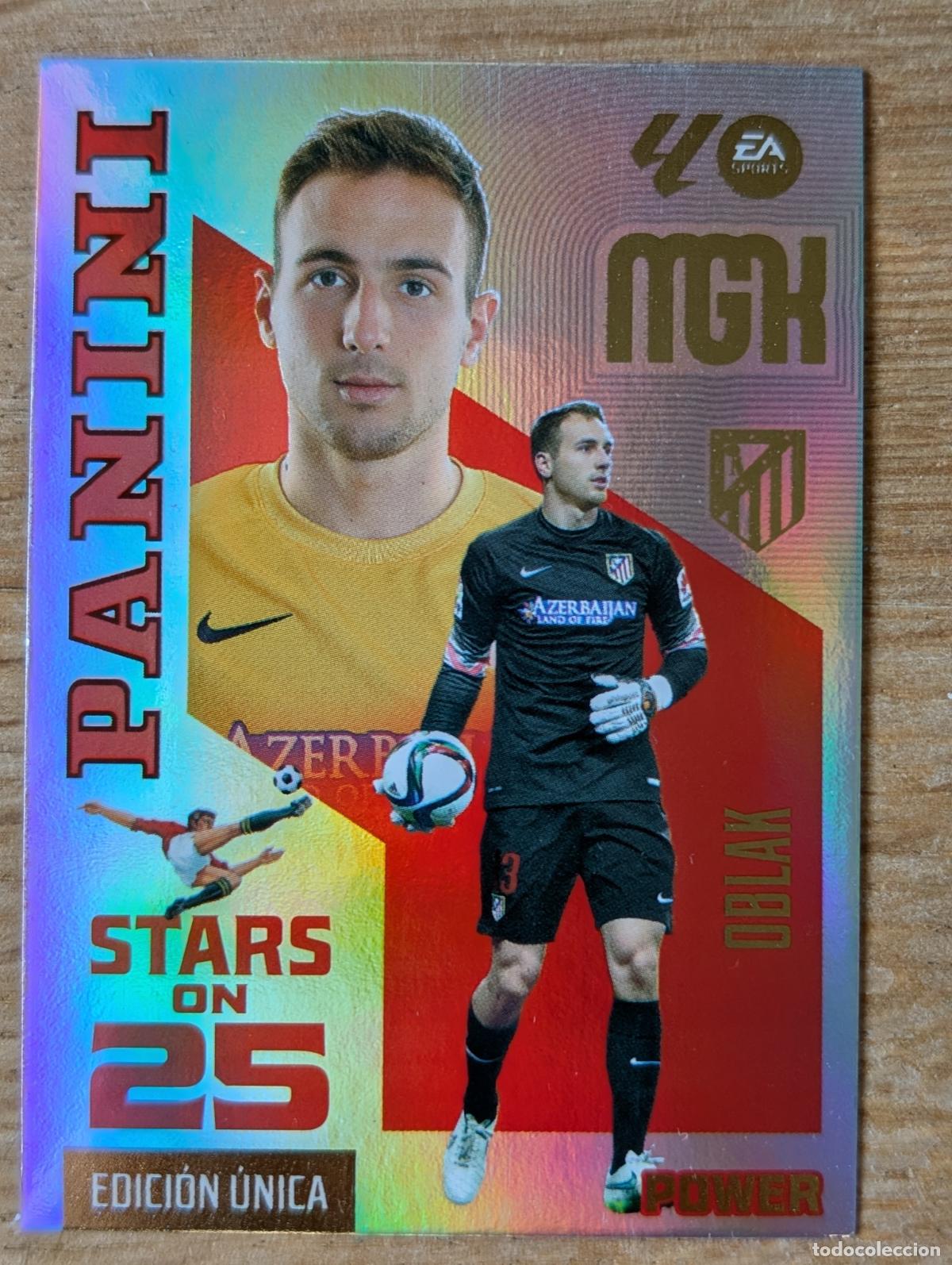 Cromos de f&uacute;tbol: PANINI MEGACRACKS 26/27 2026/2027 #447P OBLAK (ATLETICO MADRID) STARS ON 25 POWER EDICION UNICA