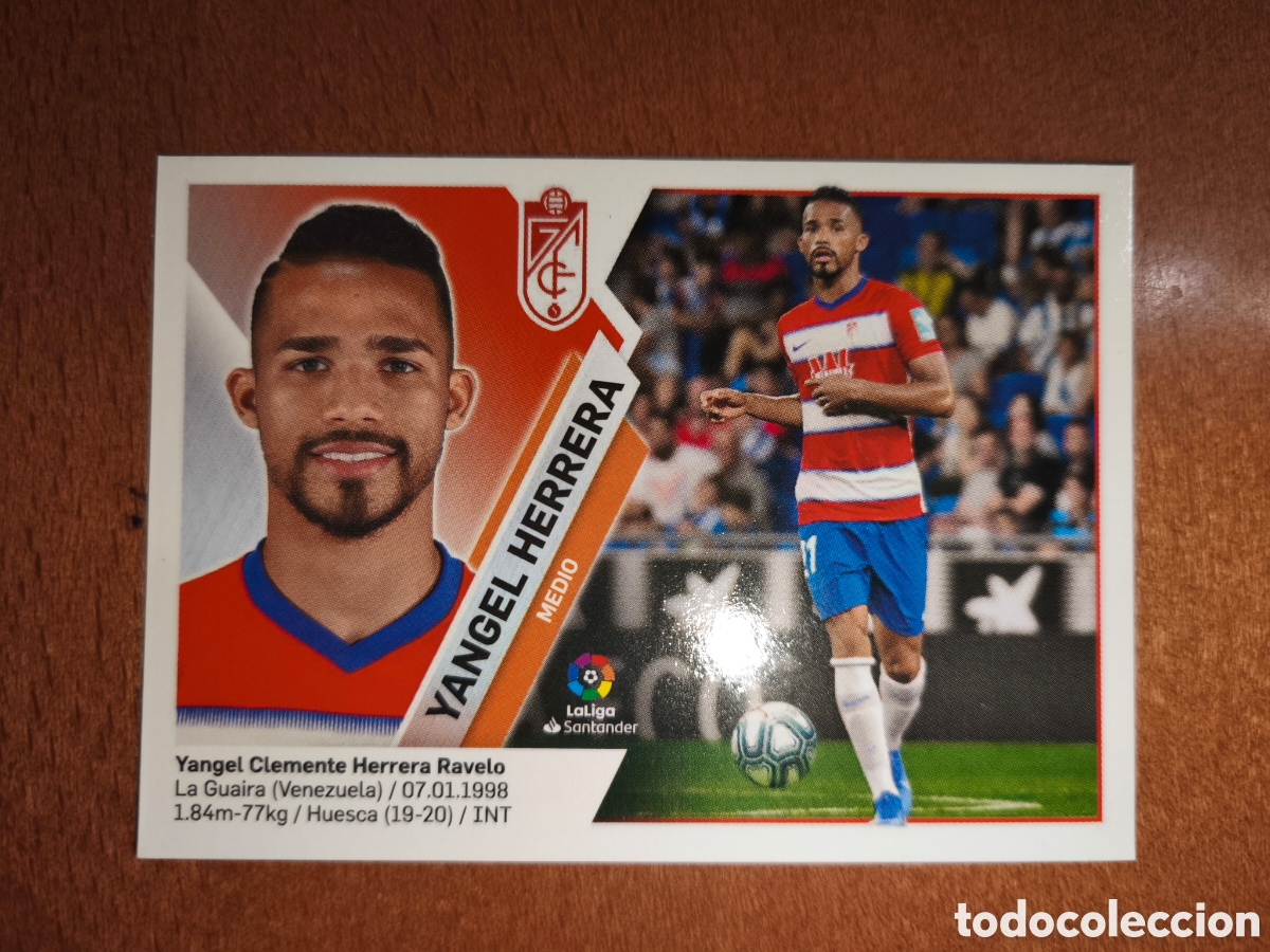 Cromos de f&uacute;tbol: Yangel Herrera coloca n&deg;10 Bis liga este 19/20 Granada