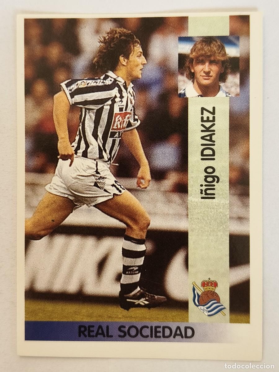 Cromos de f&uacute;tbol: #107 IDIAKEZ (REAL SOCIEDAD) LIGA 96/97 PANINI