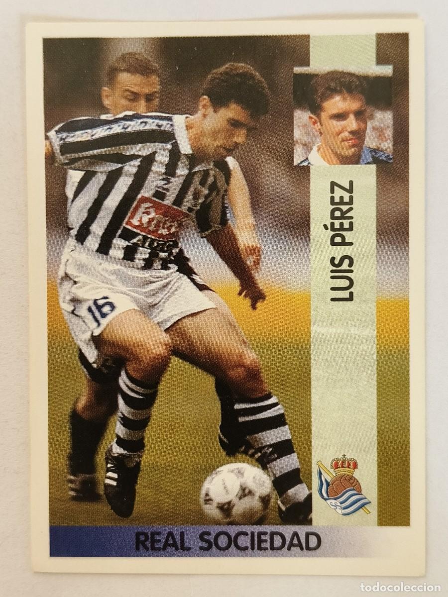 Cromos de f&uacute;tbol: #108 LUIS PEREZ (REAL SOCIEDAD) LIGA 96/97 PANINI