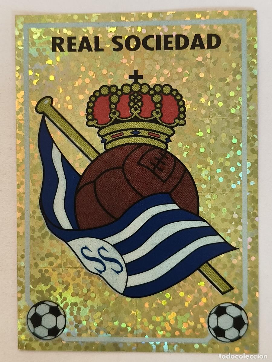 Cromos de f&uacute;tbol: #H ESCUDO (REAL SOCIEDAD) LIGA 96/97 PANINI