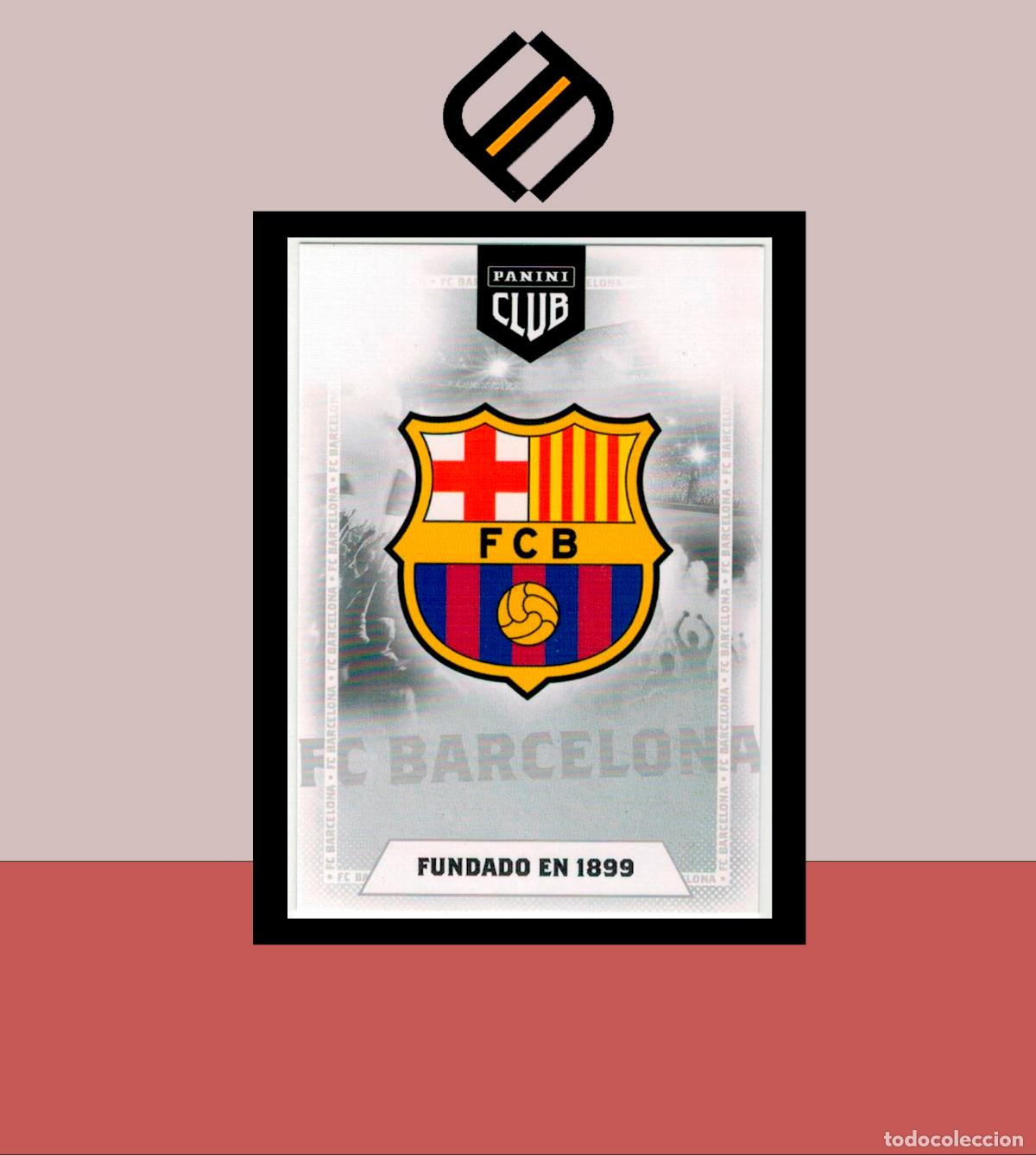 Cromos de f&uacute;tbol: PANINI CLUB FC BARCELONA BAR&Ccedil;A 2025 2026 25 26 COLECCI&Oacute;N OFICIAL N&ordm; 1 ESCUDO ADN