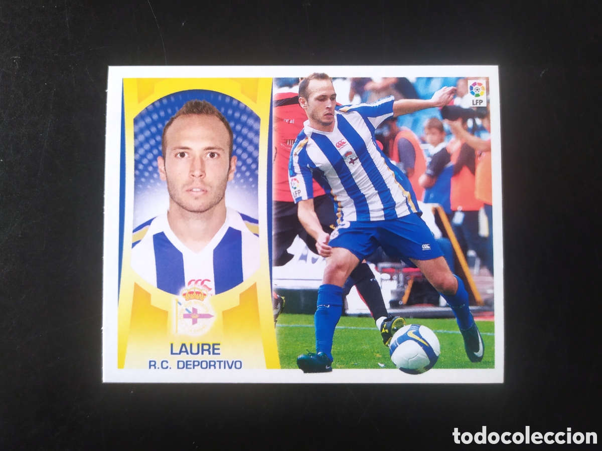 Figurine di Calcio: Liga este 2009 2010 09 10 panini Laure n&deg; 4 A Deportivo Coru&ntilde;a