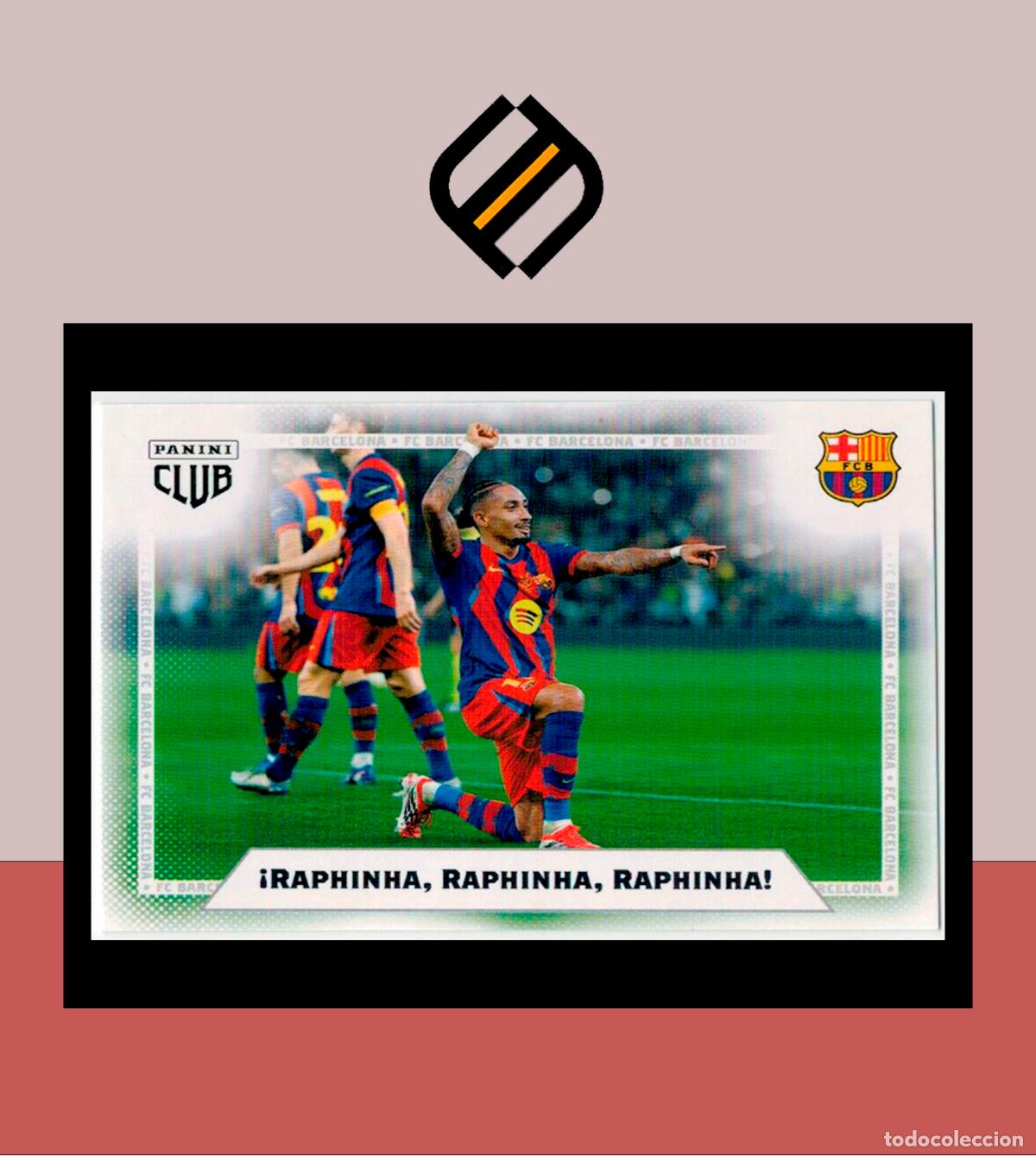 Cromos de f&uacute;tbol: PANINI CLUB FC BARCELONA BAR&Ccedil;A 2025 2026 25 26 COLECCI&Oacute;N OFICIAL N&ordm; 6 RAPHINHA RAPHINHA ADN