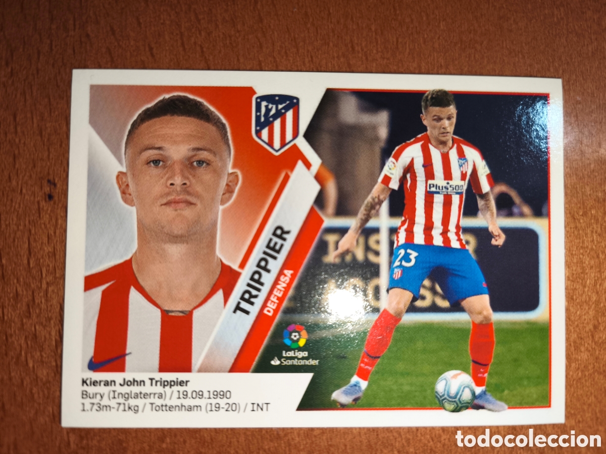 Cromos de f&uacute;tbol: Trippier fichaje n&deg;34 liga este 19/20 Atl&eacute;tico De Madrid