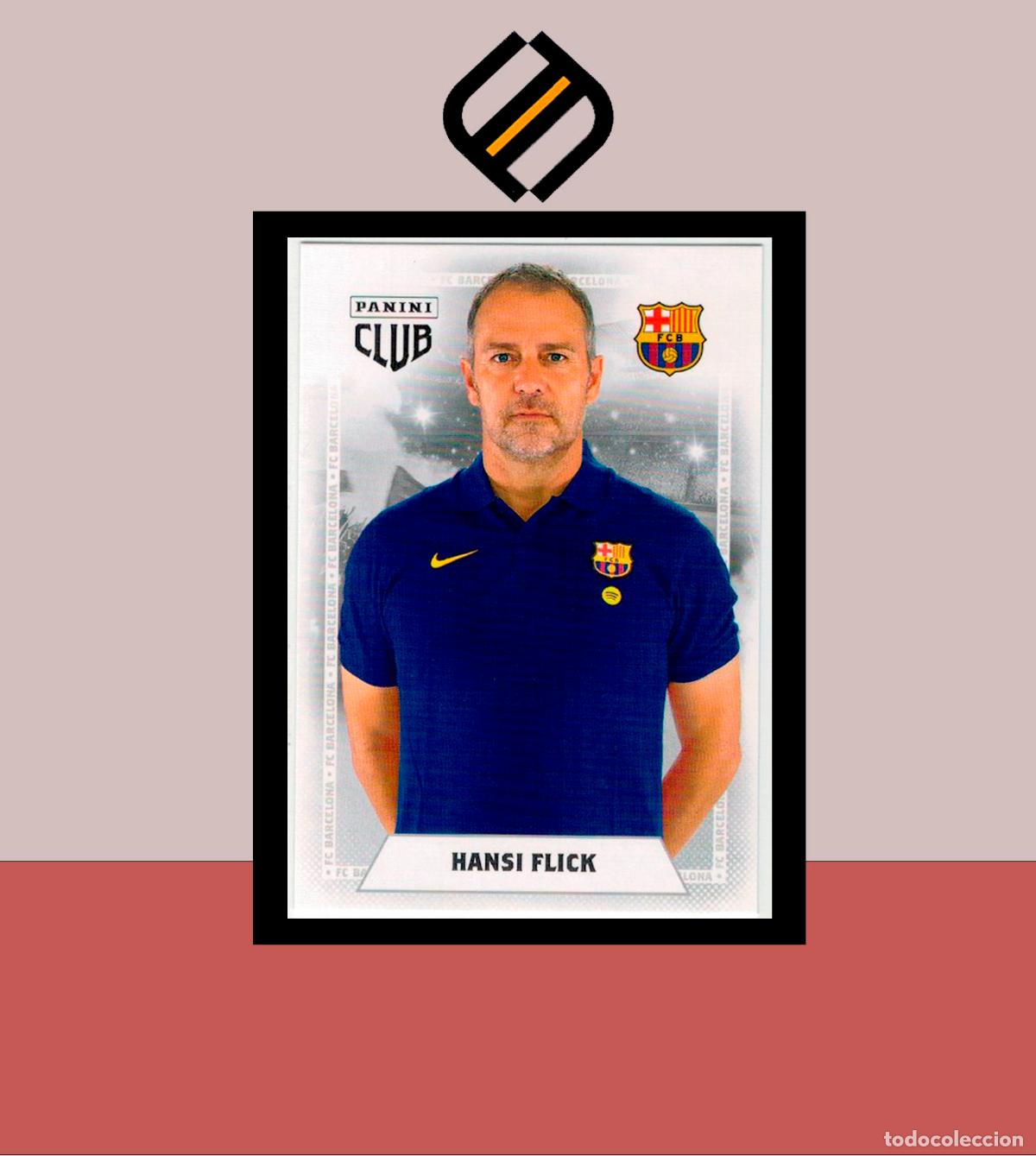 Cromos de f&uacute;tbol: PANINI CLUB FC BARCELONA BAR&Ccedil;A 2025 2026 25 26 COLECCI&Oacute;N OFICIAL N&ordm; 7 ENTRENADOR HANSI FLICK ADN