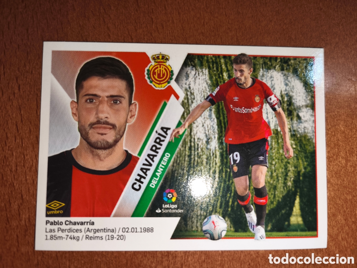 Cromos de f&uacute;tbol: Chavarr&iacute;a fichaje n&deg;47 liga este 19/20 Real Mallorca