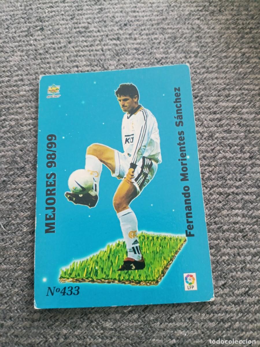 Cromos de f&uacute;tbol: Morientes Real Madrid mundicromo 2000