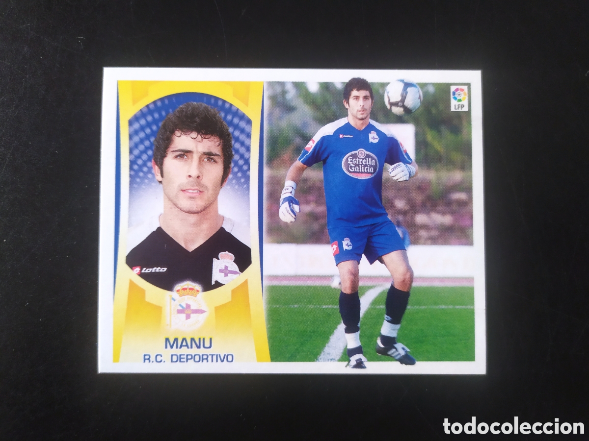 Cromos de f&uacute;tbol: Liga este 2009 2010 09 10 panini Manu n&deg; 2 Deportivo Coru&ntilde;a
