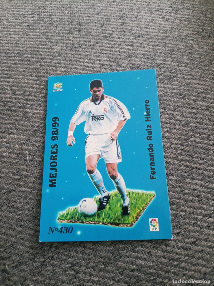 Cromos de f&uacute;tbol: Hierro Real Madrid mundicromo 2000