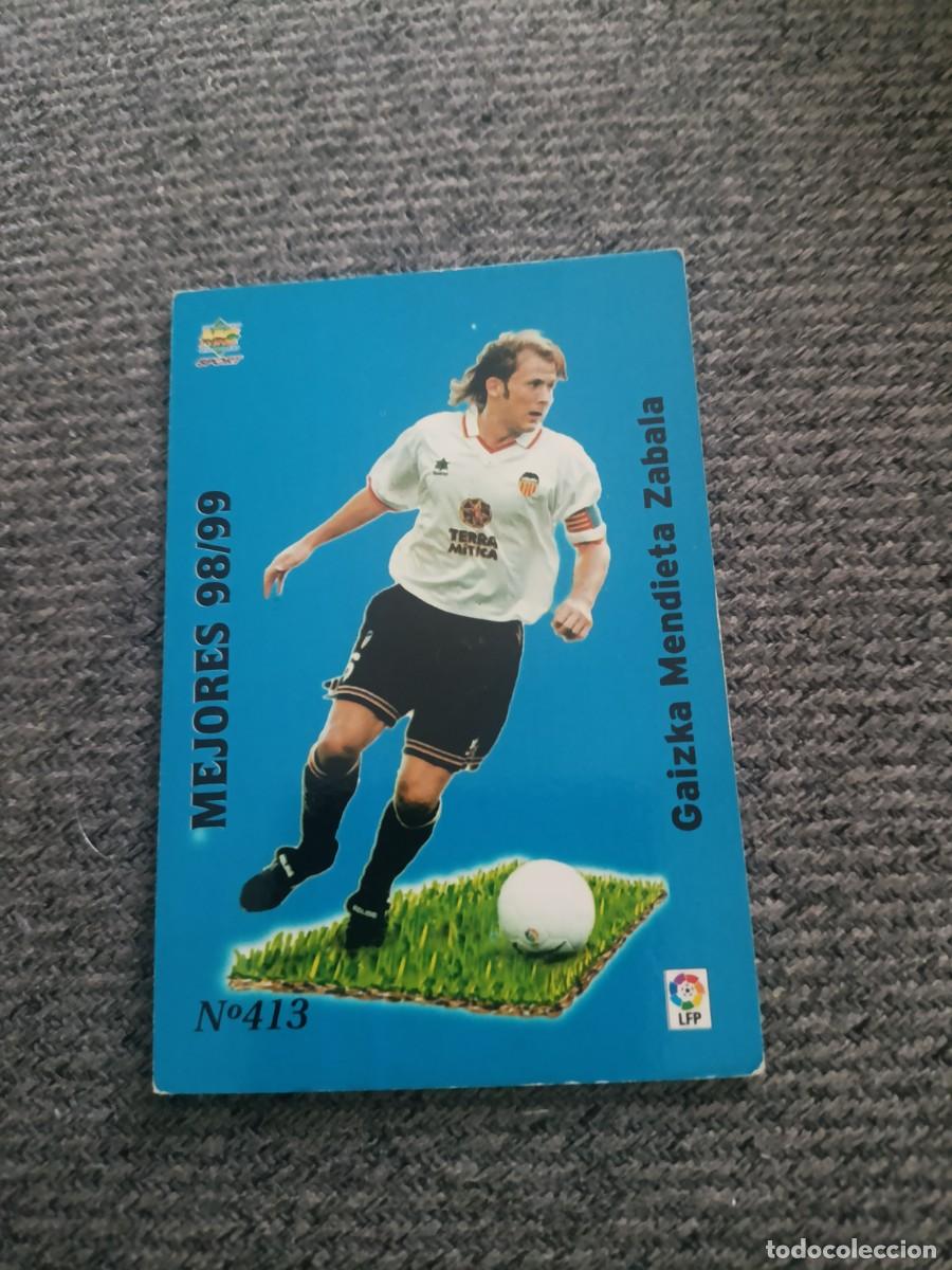 Cromos de f&uacute;tbol: Mendieta Valencia mundicromo 2000