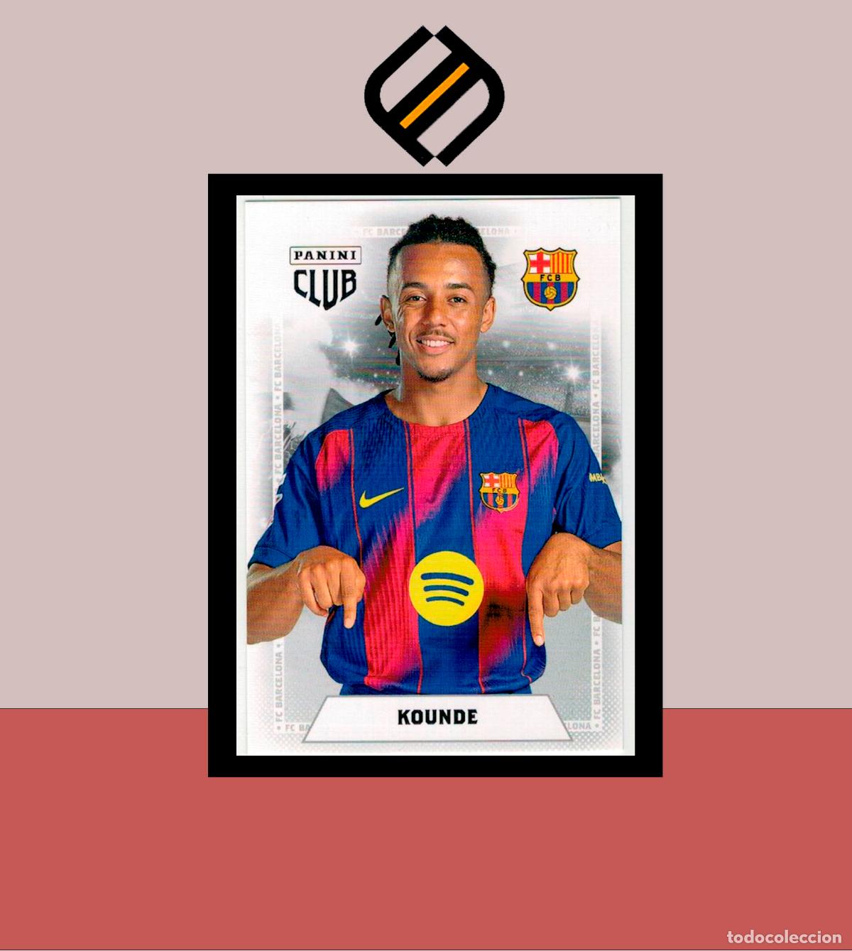 Cromos de f&uacute;tbol: PANINI CLUB FC BARCELONA BAR&Ccedil;A 2025 2026 25 26 COLECCI&Oacute;N OFICIAL N&ordm; 10 KOUNDE ADN
