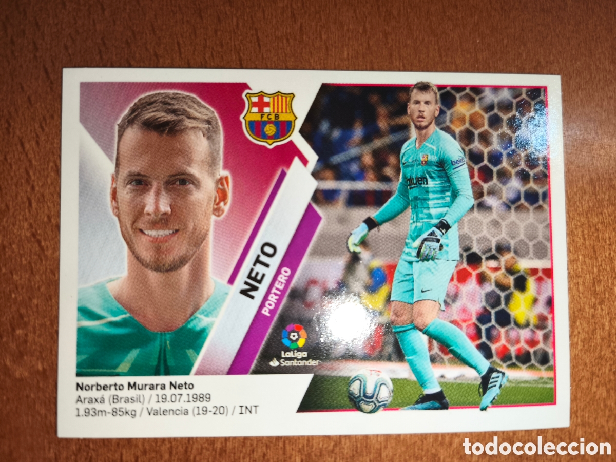 Cromos de f&uacute;tbol: Neto n&deg;2 liga este 19/20 Barcelona