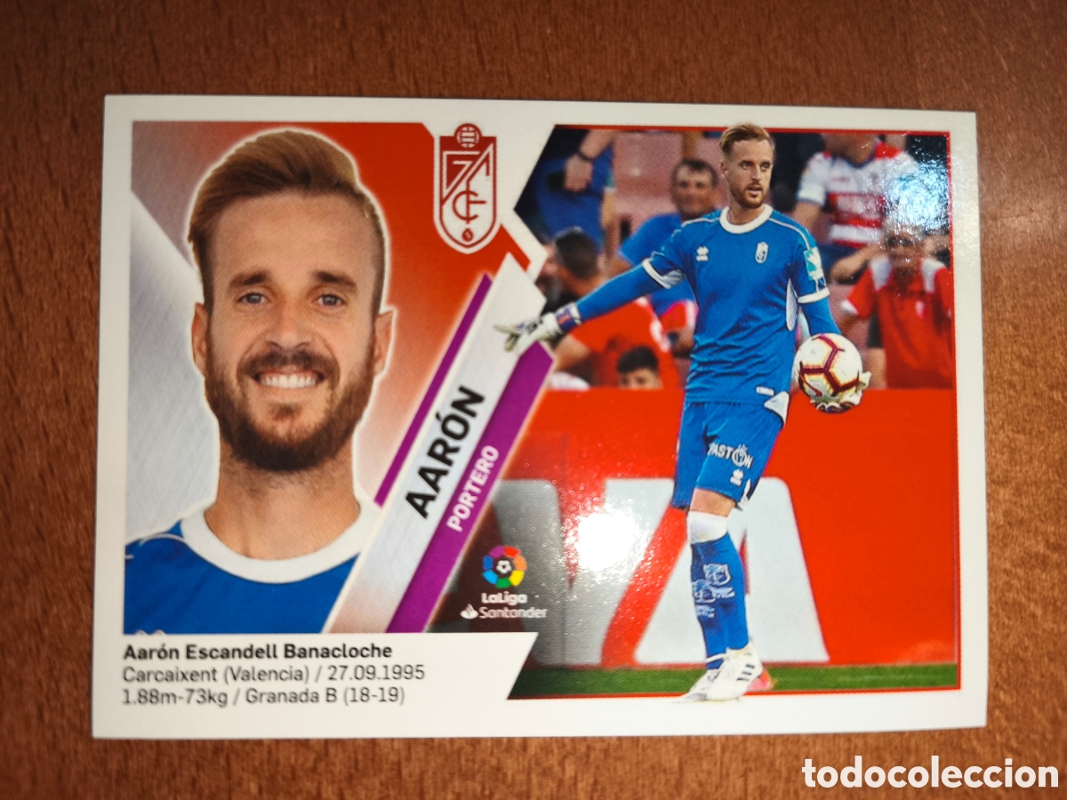 Cromos de f&uacute;tbol: Aar&oacute;n n&deg;2 liga este 19/20 Granada