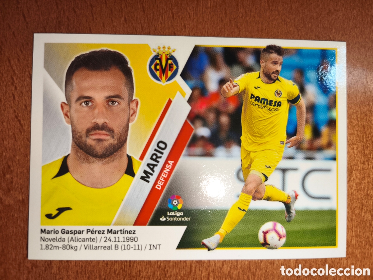 Cromos de f&uacute;tbol: Mario n&deg;3 liga este 19/20 Villarreal