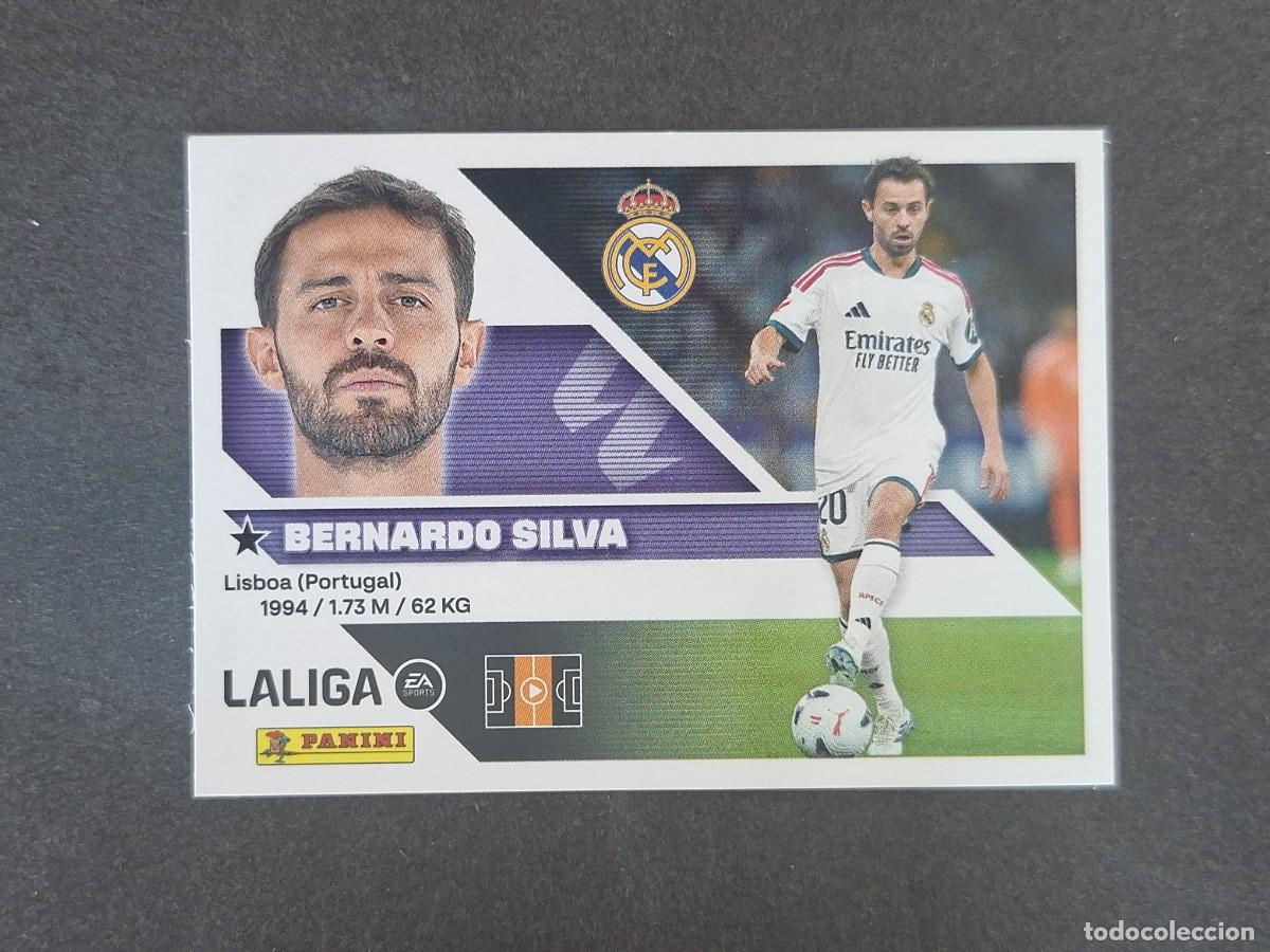 Cromos de f&uacute;tbol: L3 BERNARDO SILVA REAL MADRID FICHAJE 21 LIGA ESTE 2026 2027 26 27 NUNCA PEGADO SIN PEGAR