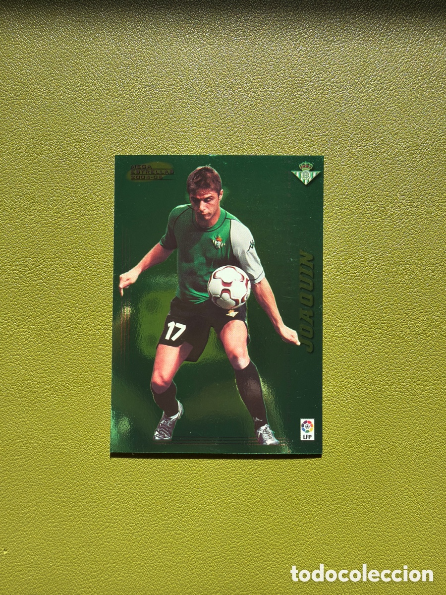 Cromos de f&uacute;tbol: Joaqu&iacute;n 380 Megacracks 04/05 Mega Estrellas Betis