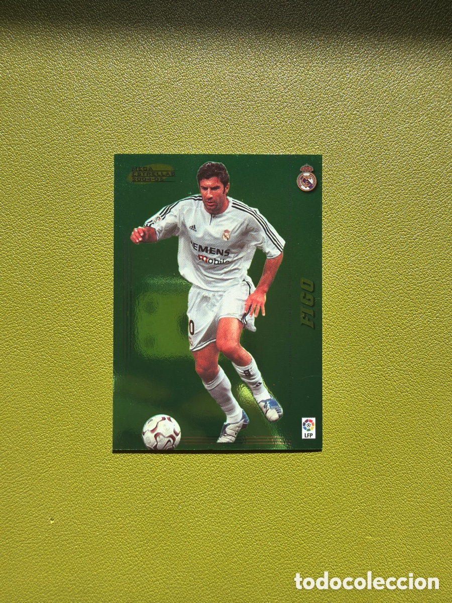 Cromos de Futebol: Figo 381 Megacracks 04/05 Mega Estrellas Real Madrid