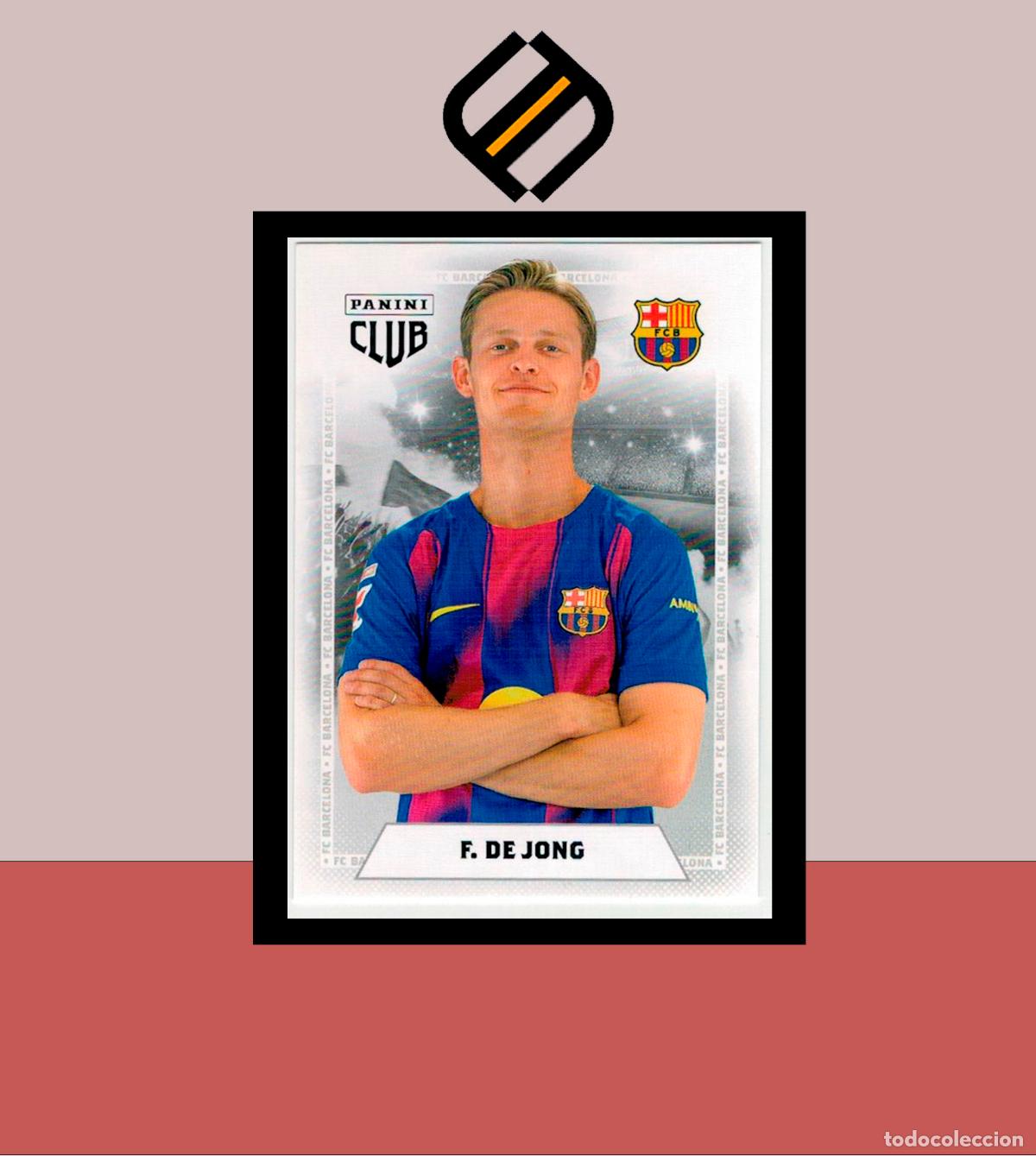 Cromos de f&uacute;tbol: PANINI CLUB FC BARCELONA BAR&Ccedil;A 2025 2026 25 26 COLECCI&Oacute;N OFICIAL N&ordm; 18 FRAN DE JONG ADN