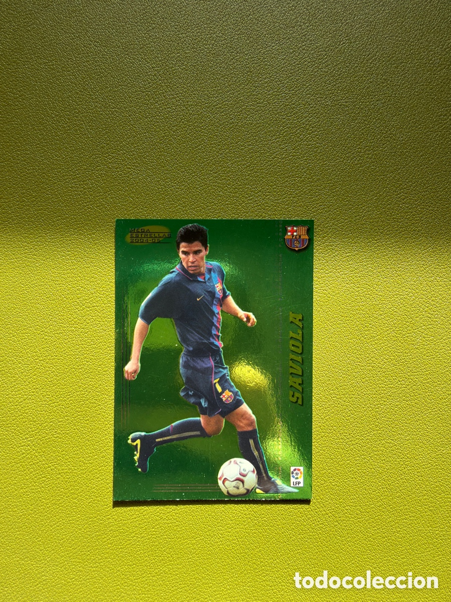 Cromos de f&uacute;tbol: Saviola 389 Megacracks 04/05 Mega Estrellas Barcelona