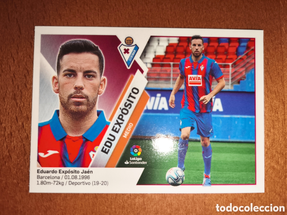 Cromos de f&uacute;tbol: Edu Exp&oacute;sito fichaje n&deg;13 liga este 19/20 Eibar