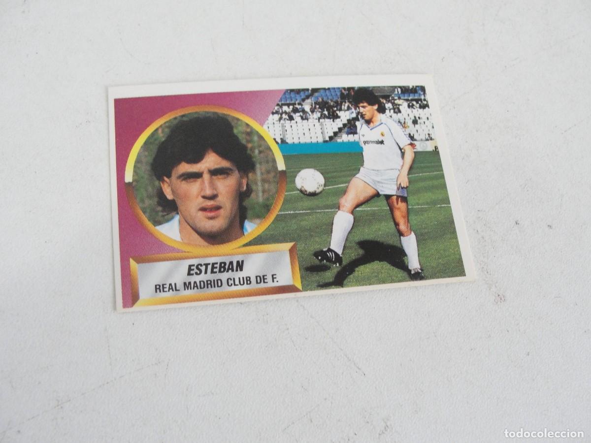Cromos de f&uacute;tbol: LIGA ESTE 88 89 - ULTIMOS FICHAJES N&ordm; 7 - REAL MADRID / ESTEBAN - SIN PEGAR - IMPECABLE ESTADO
