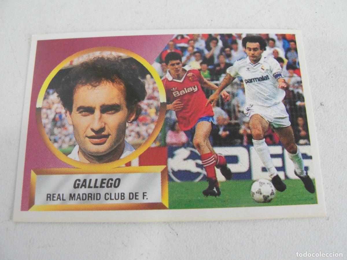 Figurine di Calcio: LIGA ESTE 88 89 - REAL MADRID N&ordm; 12 - RICARDO GALLEGO - NUNCA PEGADO - almohadilla trasera