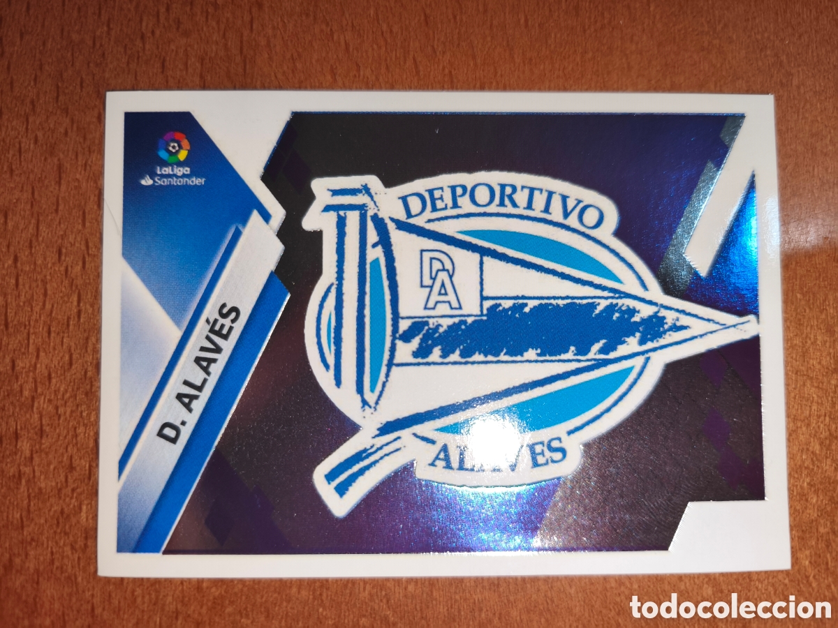 Cromos de f&uacute;tbol: Escudo Deportivo Alav&eacute;s n&deg;1 liga este 19/20