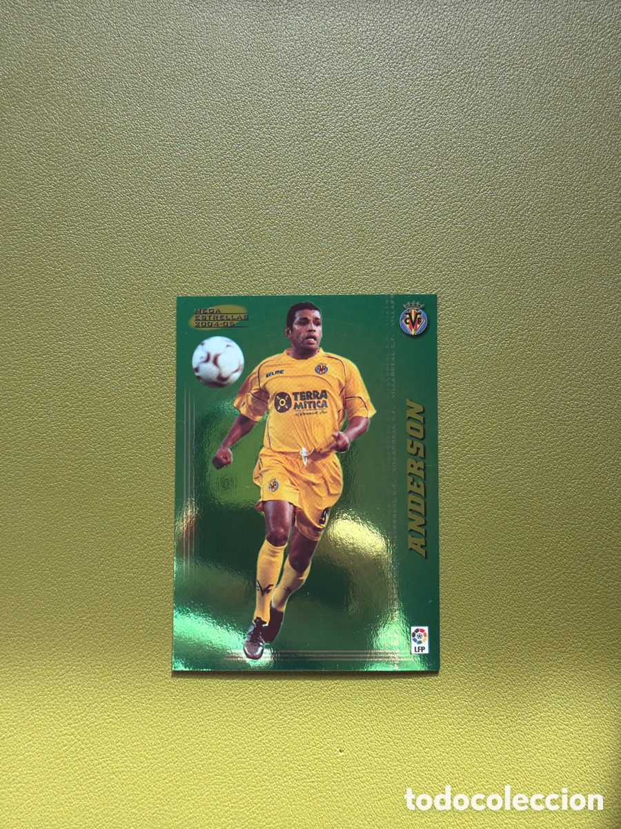 Cromos de f&uacute;tbol: Anderson 393 Megacracks 04/05 Mega Estrellas Villarreal