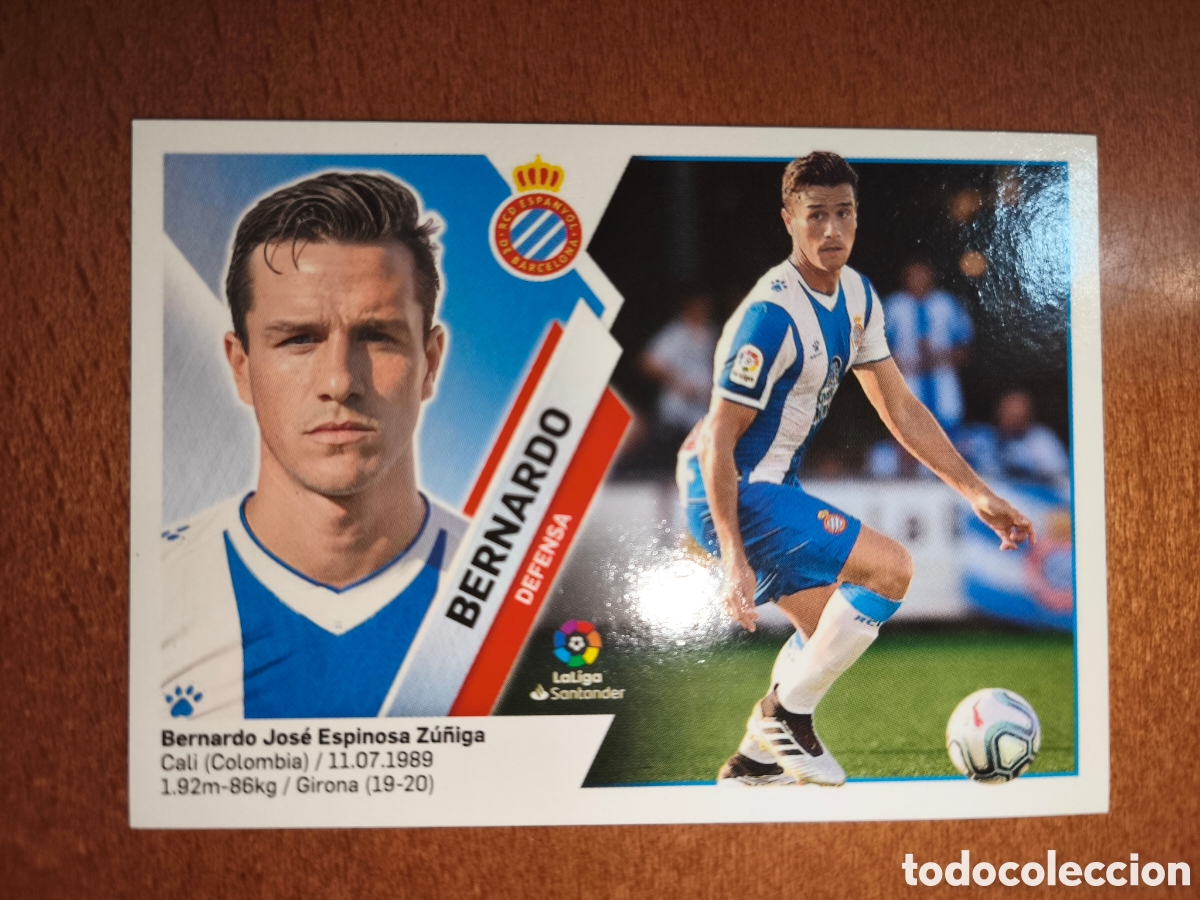 Cromos de f&uacute;tbol: Bernardo fichaje n&deg;10 liga este 19/20 Espanyol