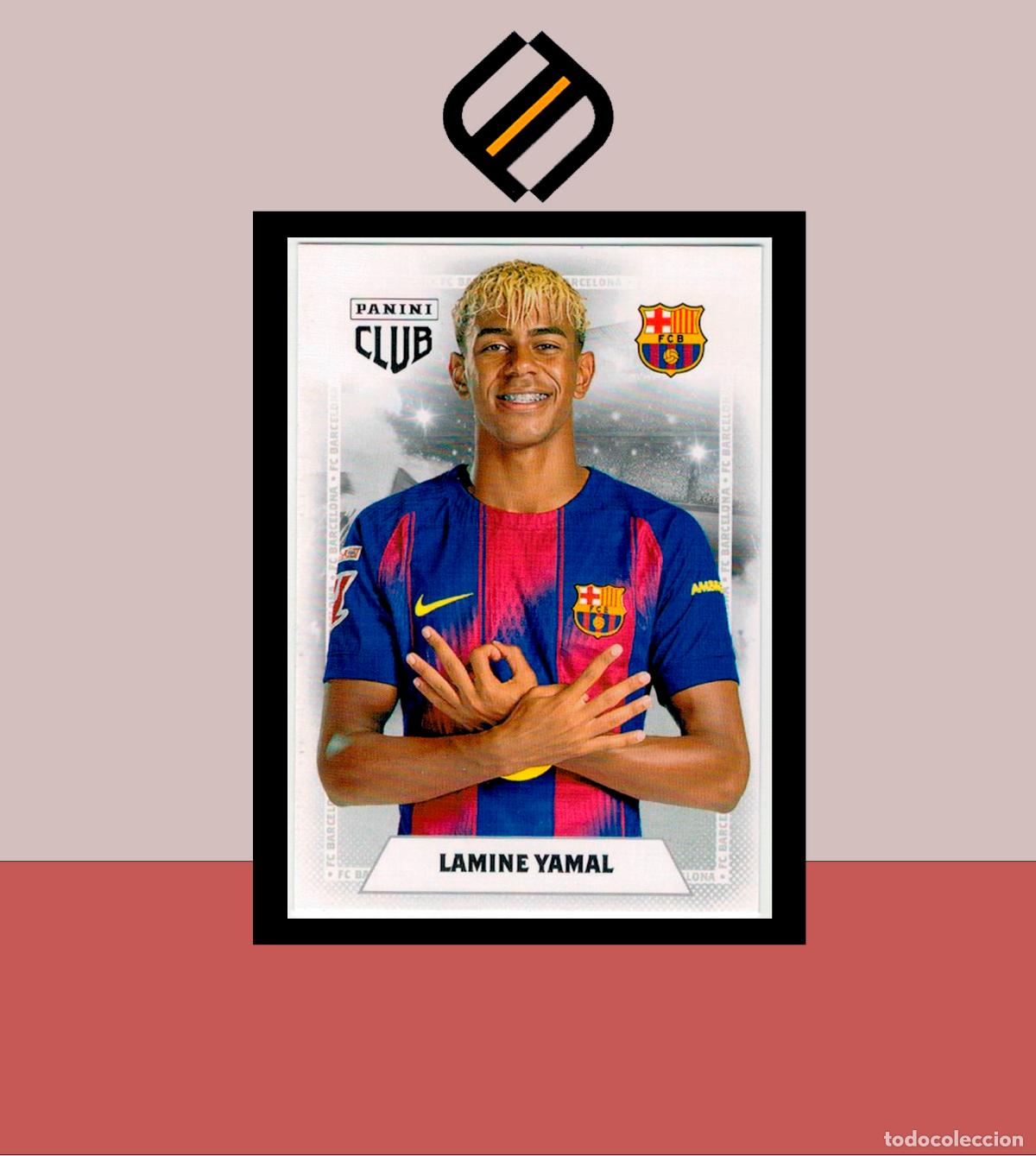 Cromos de f&uacute;tbol: PANINI CLUB FC BARCELONA BAR&Ccedil;A 2025 2026 25 26 COLECCI&Oacute;N OFICIAL N&ordm; 25 LAMINE YAMAL ADN