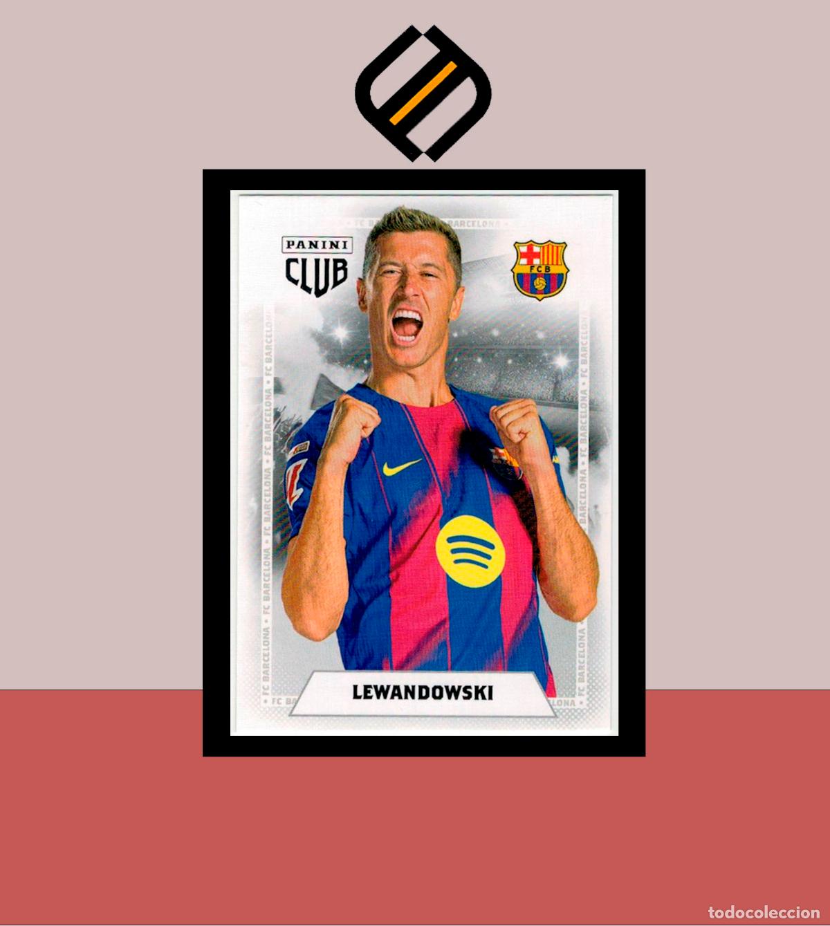 Cromos de f&uacute;tbol: PANINI CLUB FC BARCELONA BAR&Ccedil;A 2025 2026 25 26 COLECCI&Oacute;N OFICIAL N&ordm; 28 LEWANDOWSKI ADN