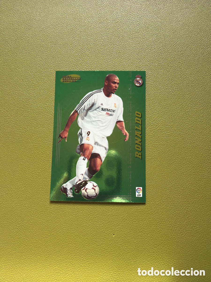 Cromos de f&uacute;tbol: Ronaldo 395 Megacracks 04/05 Mega Estrellas Real Madrid