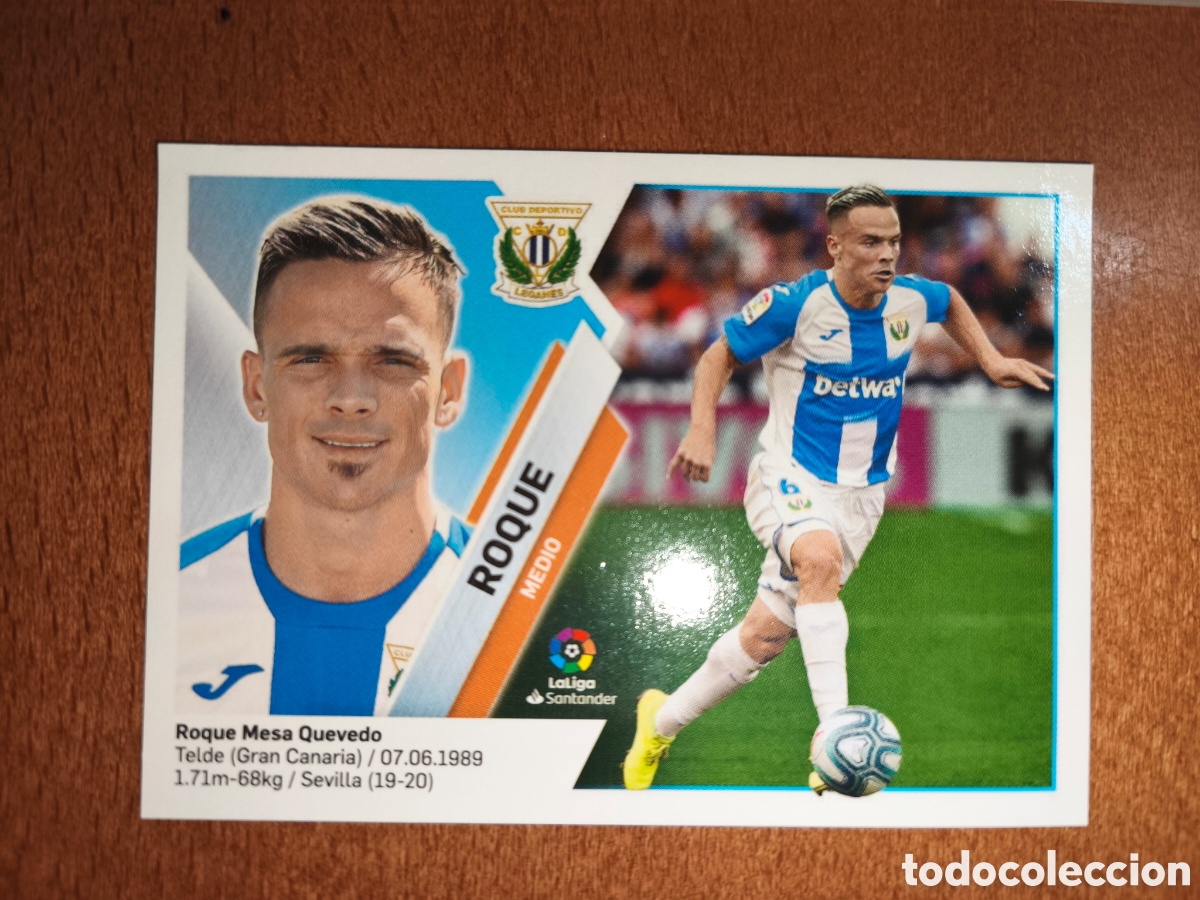 Cromos de f&uacute;tbol: Roque fichaje n&deg;57 liga este 19/20 Legan&eacute;s