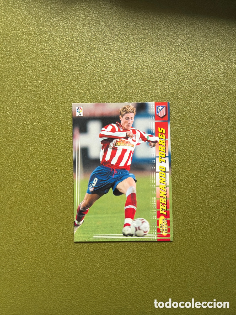 Cromos de f&uacute;tbol: Fernando Torres 54 Megacracks 04/05 Atl&eacute;tico de Madrid