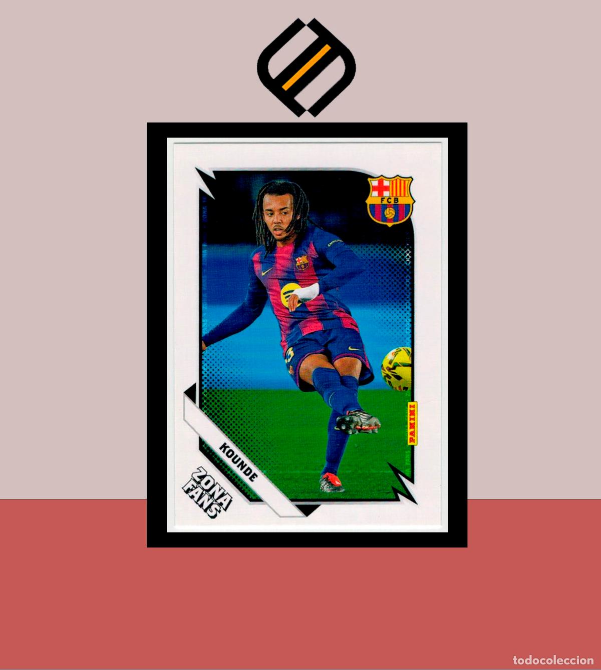 Cromos de f&uacute;tbol: PANINI CLUB FC BARCELONA BAR&Ccedil;A 2025 2026 25 26 COLECCI&Oacute;N OFICIAL N&ordm; 32 KOUNDE ZONA FANS