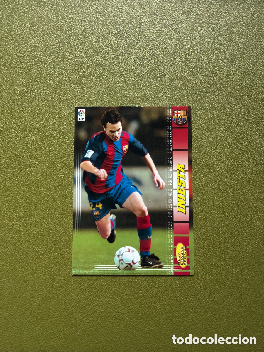 Cromos de f&uacute;tbol: Iniesta 67 Megacracks 04/05 Barcelona
