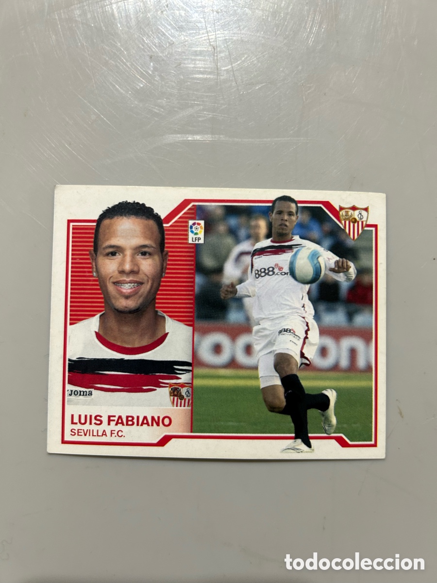 Cromos de f&uacute;tbol: LUIS FABIANO - SEVILLA (COLECCIONES ESTE 2008-07)