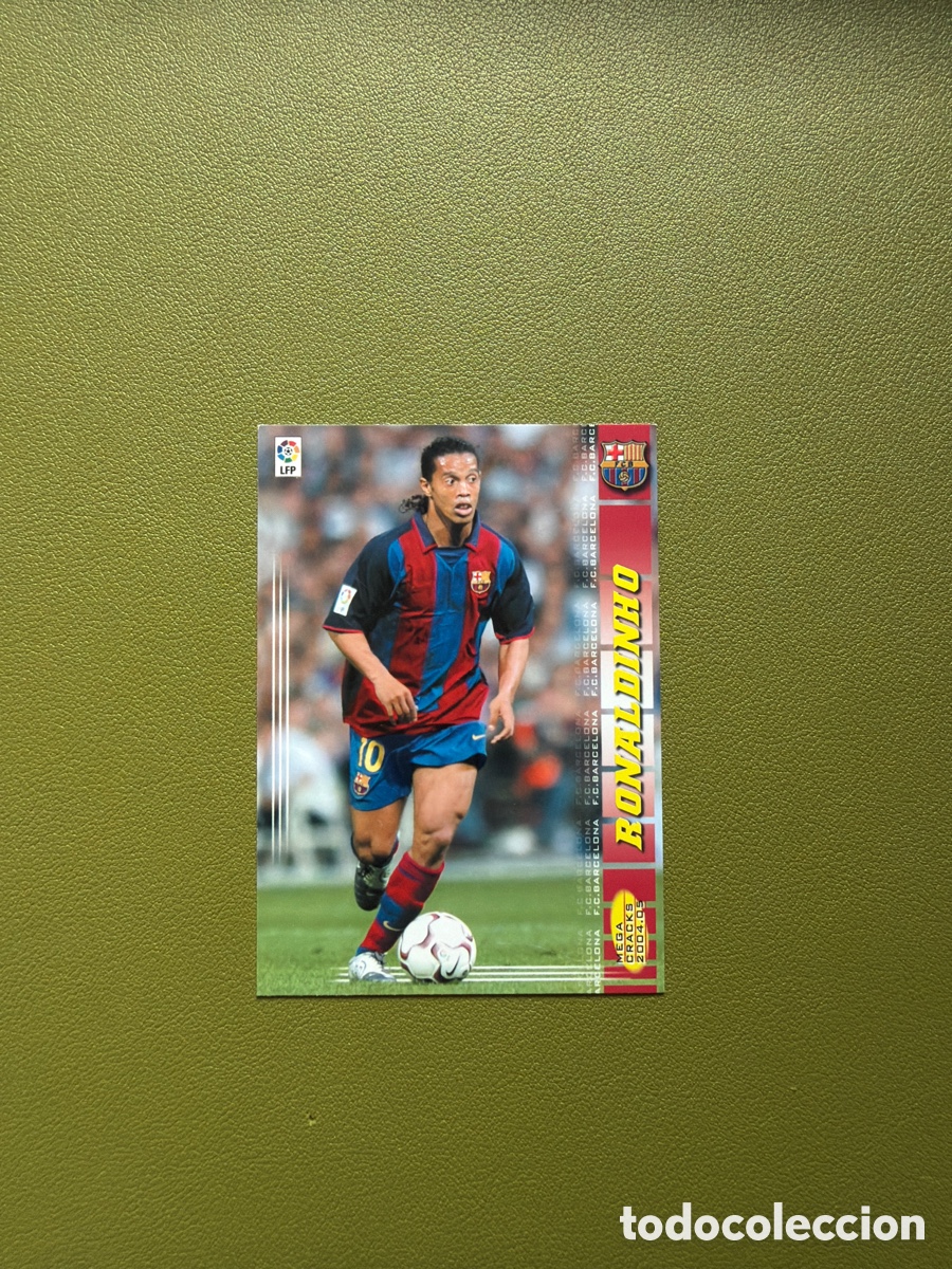 Football Stickers: Ronaldinho 68 Megacracks 04/05 Barcelona