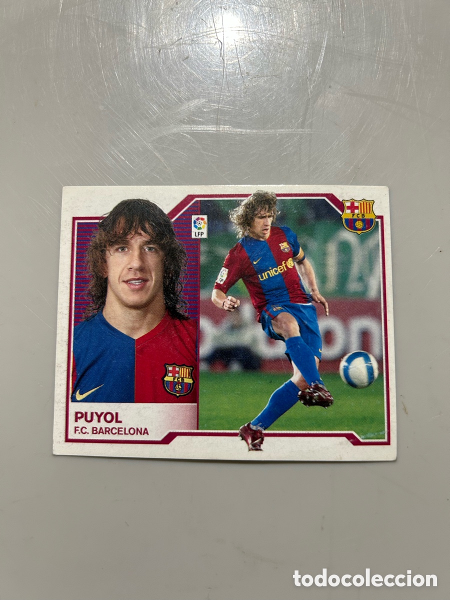 Football Stickers: CARLES PUYOL - FC BARCELONA (COLECCIONES ESTE 2008-07)